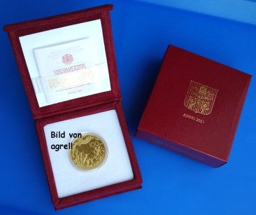 100 Euro Goldgedenkmünze Vatikan 2021
