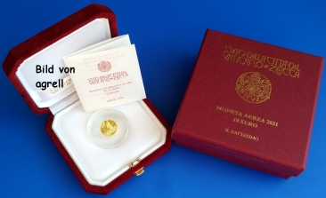 10 Euro Goldgedenkmünze Vatikan 2021