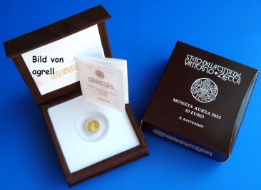 10 Euro Goldgedenkmünze Vatikan 2023