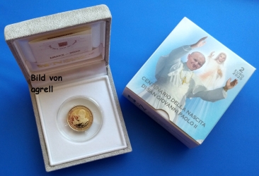 2 Euro Gedenkmünze Vatikan 2020