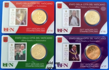 Vatikan Coin card 2017