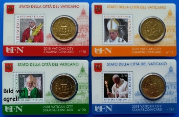 Vatikan Coin card 2018