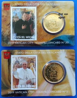 Vatikan Coin card 2019