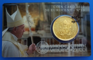 Vatikan Coin card 2022