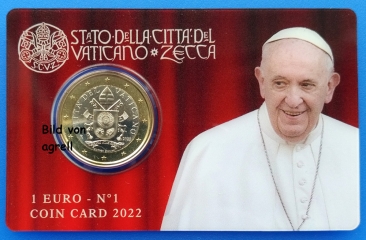 Vatikan Coin card 2022