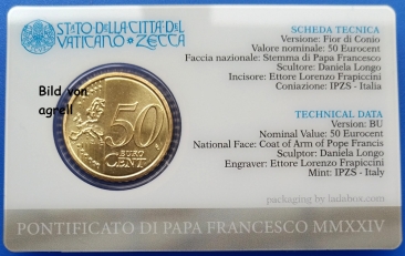 Vatican Coin card 2024