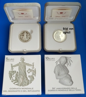 5 & 10 Euro Silbergedenkmünze Vatikan 2020