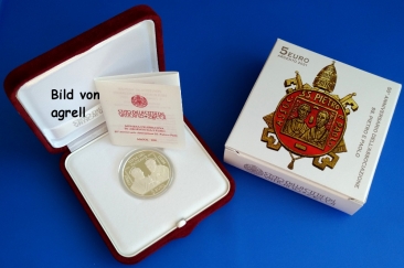 5 Euro Silbergedenkmünze Vatikan 2021