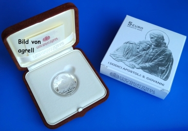 5 Euro Silbergedenkmünze Vatikan 2023