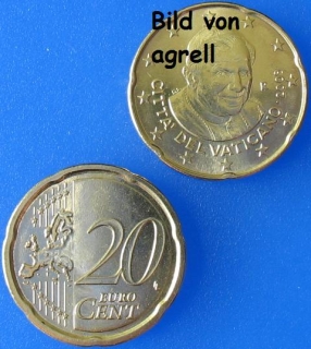 20 Cent Münze Vatikan 2009 unzirkuliert
