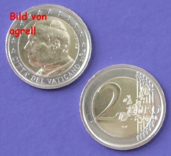 2 Euro Münze Vatikan 2004 unzirkuliert