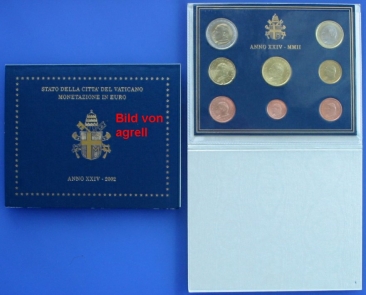 Vatikan Kursmünzensatz 2002