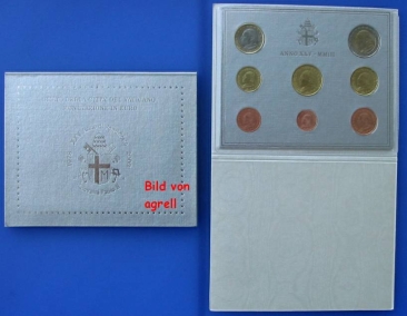 Kursmünzensatz Vatikan 2003 Stgl.