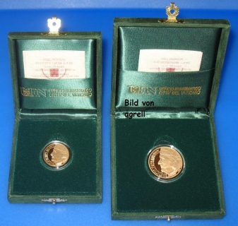 20 & 50 Euro Goldgedenkmünze Vatikan 2010