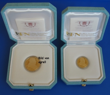 20 & 50 Euro Goldgedenkmünze Vatikan 2012