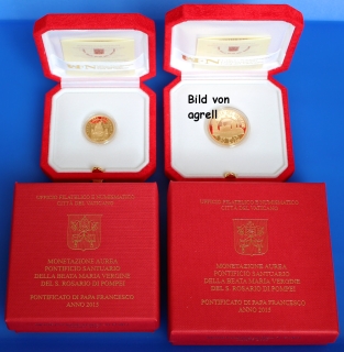 20 & 50 Euro Goldgedenkmünze Vatikan 2015