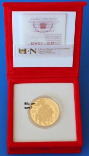 100 Euro Goldgedenkmünze Vatikan 2015