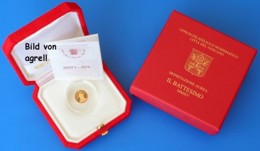 10 Euro Goldgedenkmünze Vatikan 2015
