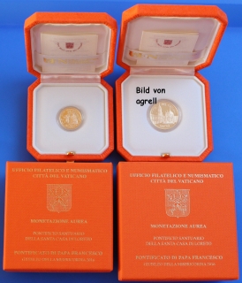 20 & 50 Euro Goldgedenkmünze Vatikan 2016