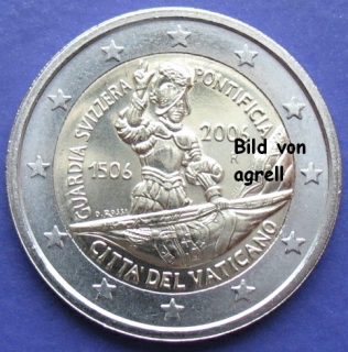 2 Euro Gedenkmünze Vatikan 2006