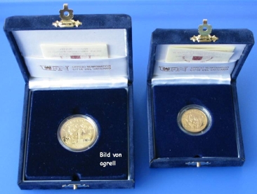 20 & 50 Euro Goldgedenkmünze Vatikan 2002