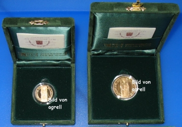 20 & 50 Euro Goldgedenkmünze Vatikan 2005