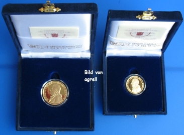 20 & 50 Euro Goldgedenkmünze Vatikan 2007