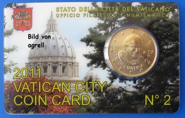 Vatikan Coin card 2011