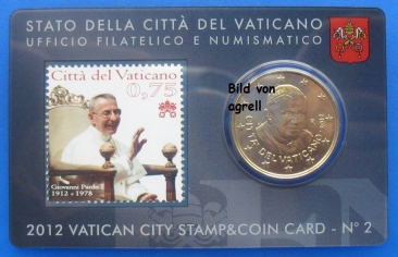 Vatikan Coin card 2012