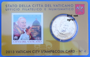 Vatikan Coin card 2013