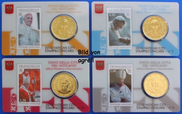Vatikan Coin card 2015
