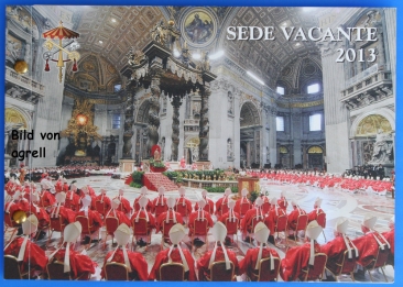 Philatelic-numismatic cover Vatican 2013