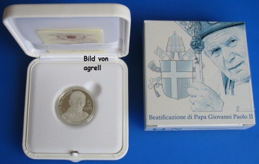 5 Euro Silbergedenkmünze Vatikan 2011