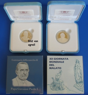 5 & 10 Euro Silbergedenkmünze Vatikan 2012