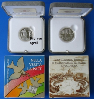 5 & 10 Euro Silbergedenkmünze Vatikan 2006