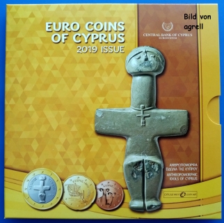 Kursmünzensatz Zypern 2019 Stgl.