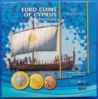 Kursmünzensatz Zypern 2020 Stgl.