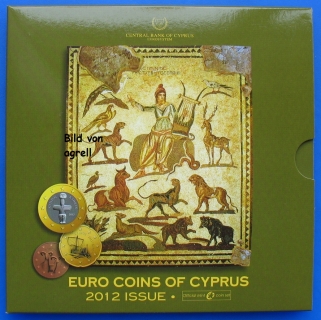 Kursmünzensatz Zypern 2012 Stgl.