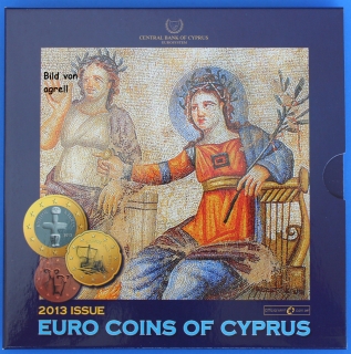 Kursmünzensatz Zypern 2013 Stgl.