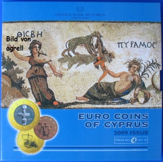 Kursmünzensatz Zypern 2009 Stgl.