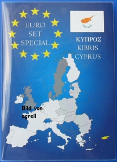 Kursmünzensatz Zypern 2008 Stgl.