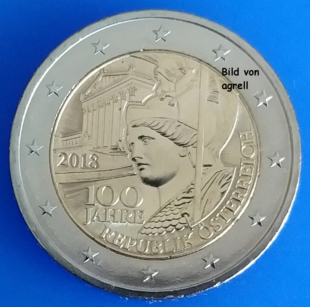 2 Euro Commemorative Austria 2018 100 Years Republic Of Austria