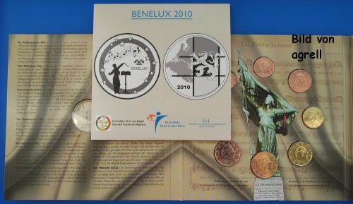 Sonderposten_1: Kursmünzensatz BeNeLux 2010 Stgl.