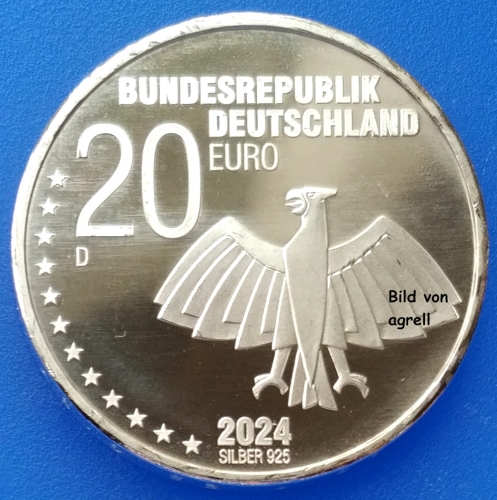 20 Euro Gedenkmünze Deutschland 2024