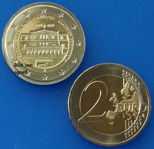 2 Euro Gedenkmünze Griechenland 2024