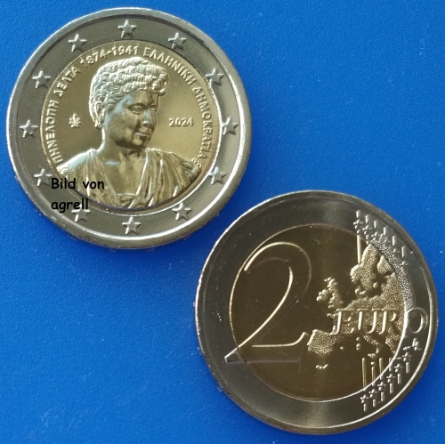 2 Euro Gedenkmünze Griechenland 2024