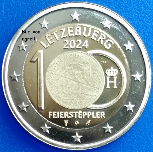 2 Euro Gedenkmünze Luxemburg 2024