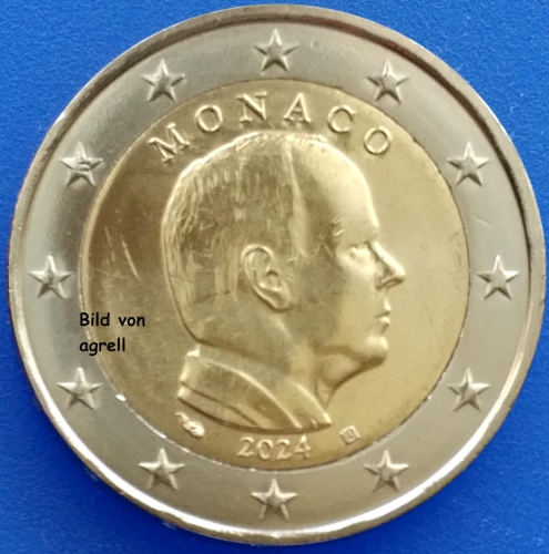 2 Euro Münze Monaco 2024 Stgl.