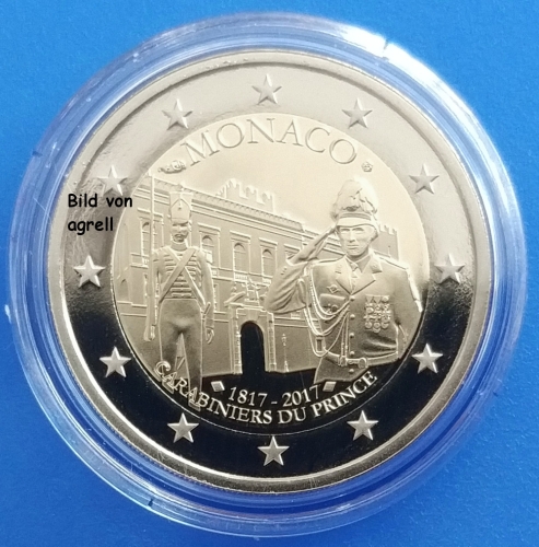 2 Euro Gedenkmünze Monaco 2017