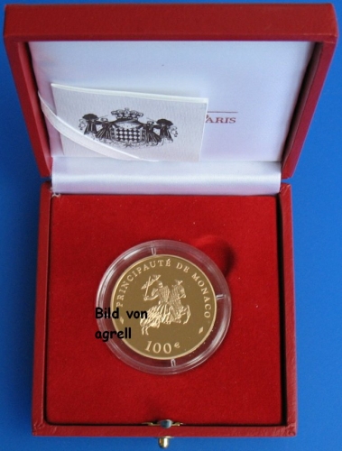 100 Euro Goldgedenkmünze Monaco 2003